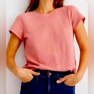 Madewell Blush Short Sleeve Tee Sz Small
